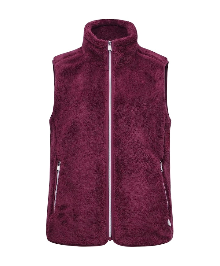 Dames gilet bordeaux