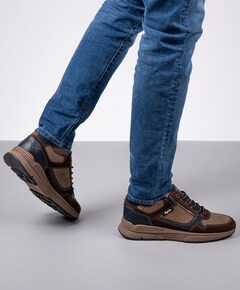 Connery heren sneakers bruin