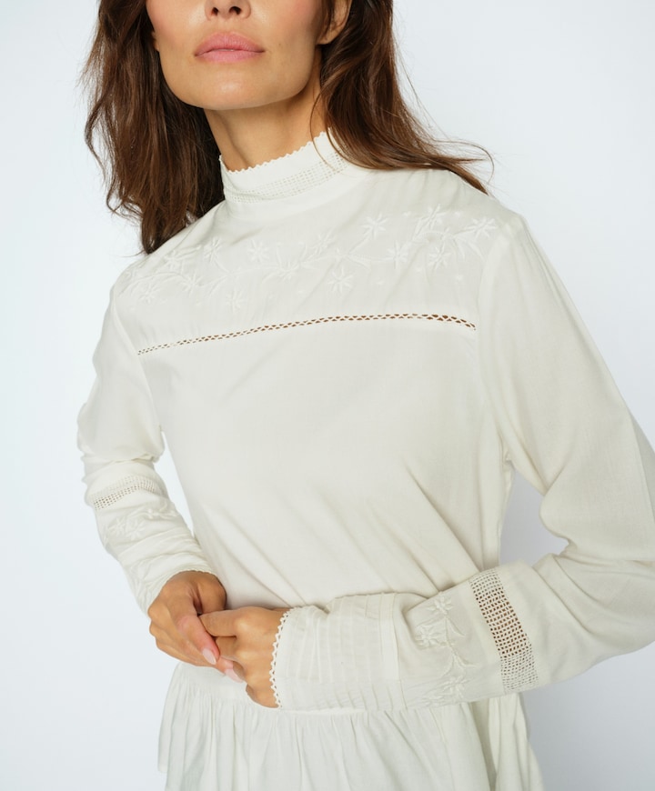 Dames blouse ecru