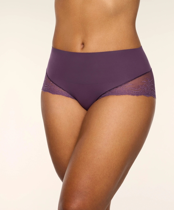 Dames shapewear slip paars