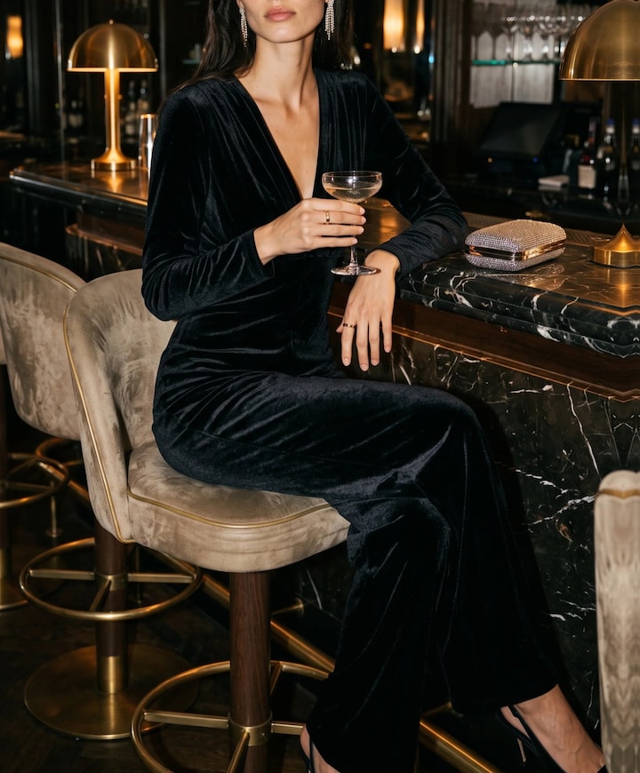 dames jumpsuit zwart