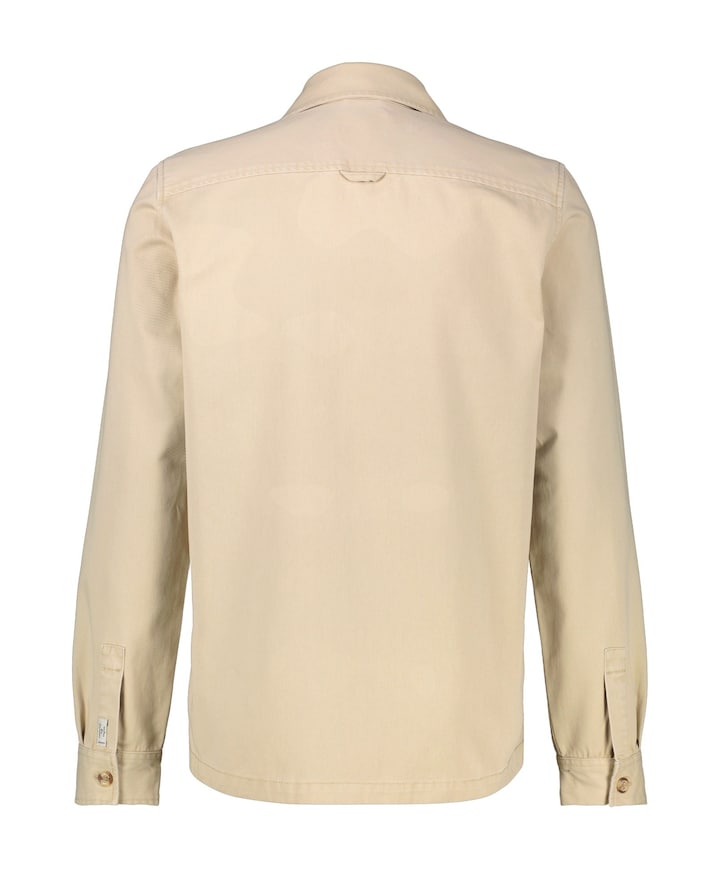 Heren overshirt beige