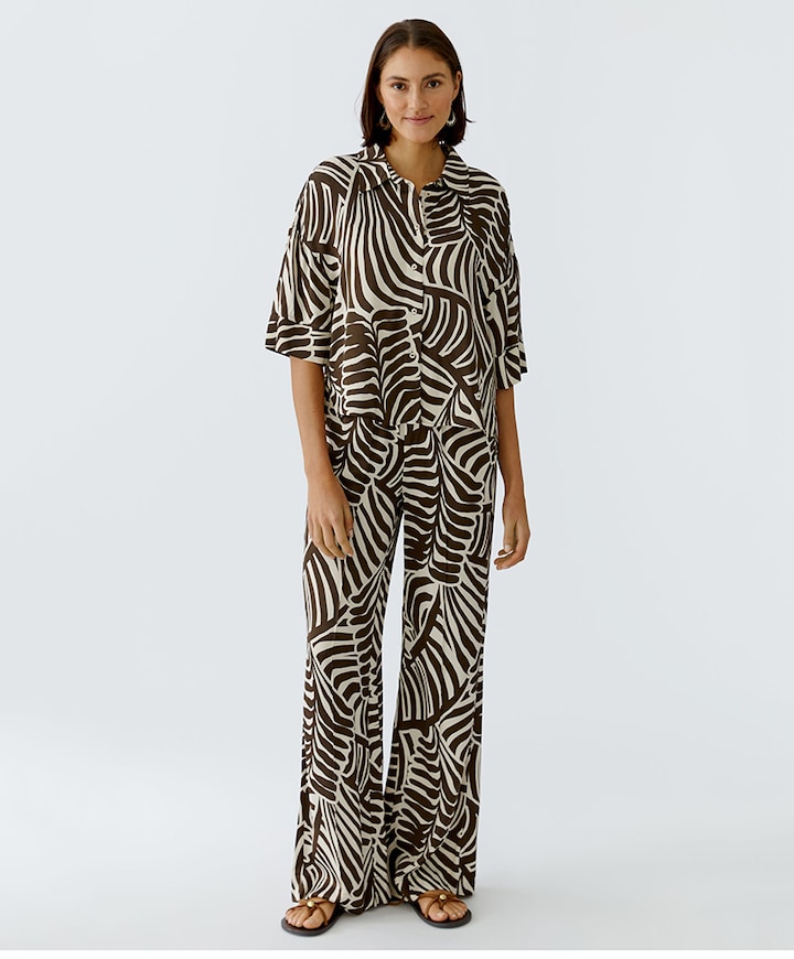 Hose dames broek bruin