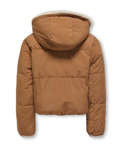 Meisjes omkeerbare jas bruin