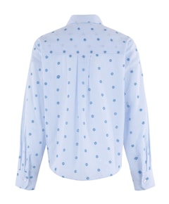 Dames blouse blauw