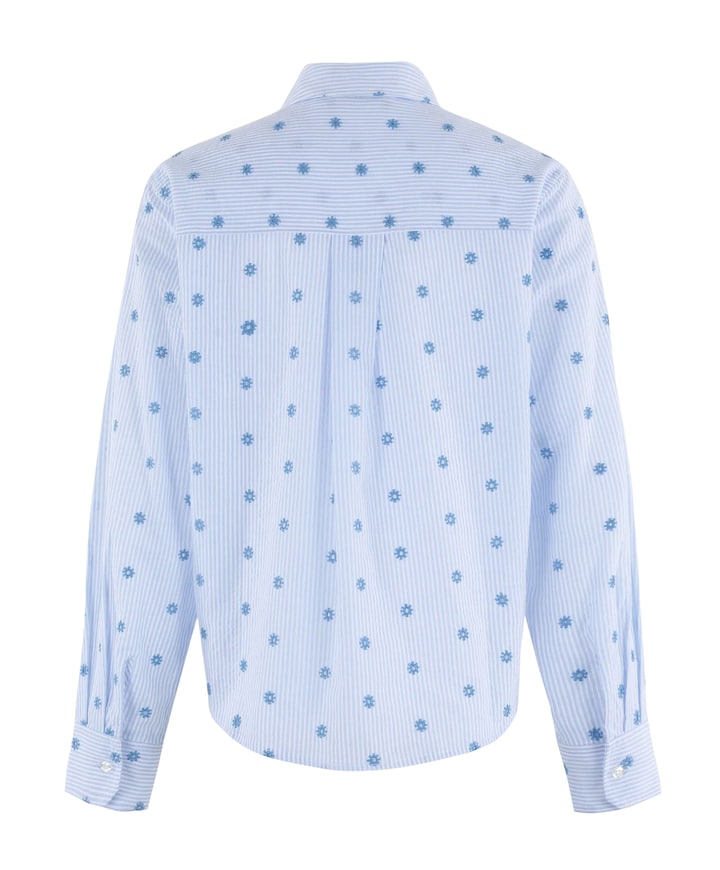 Dames blouse blauw
