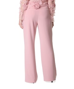 Knit dames broek roze
