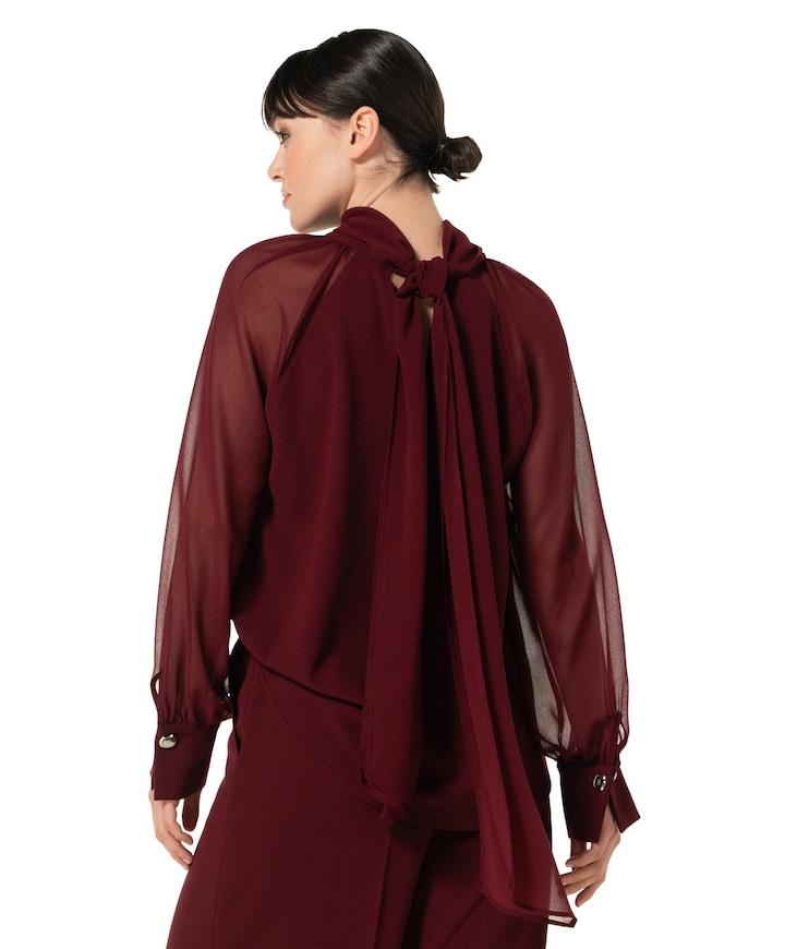 Dames blouse rood