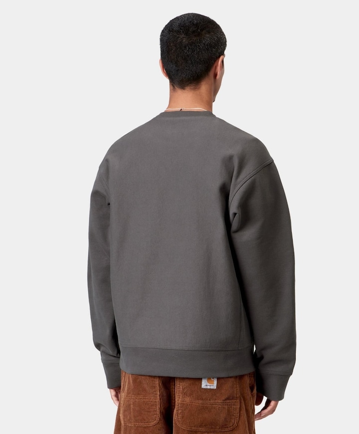 Heren sweater grijs