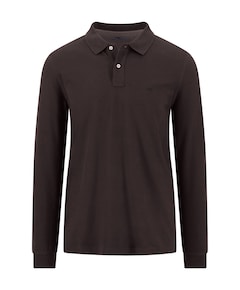 Heren polo bruin