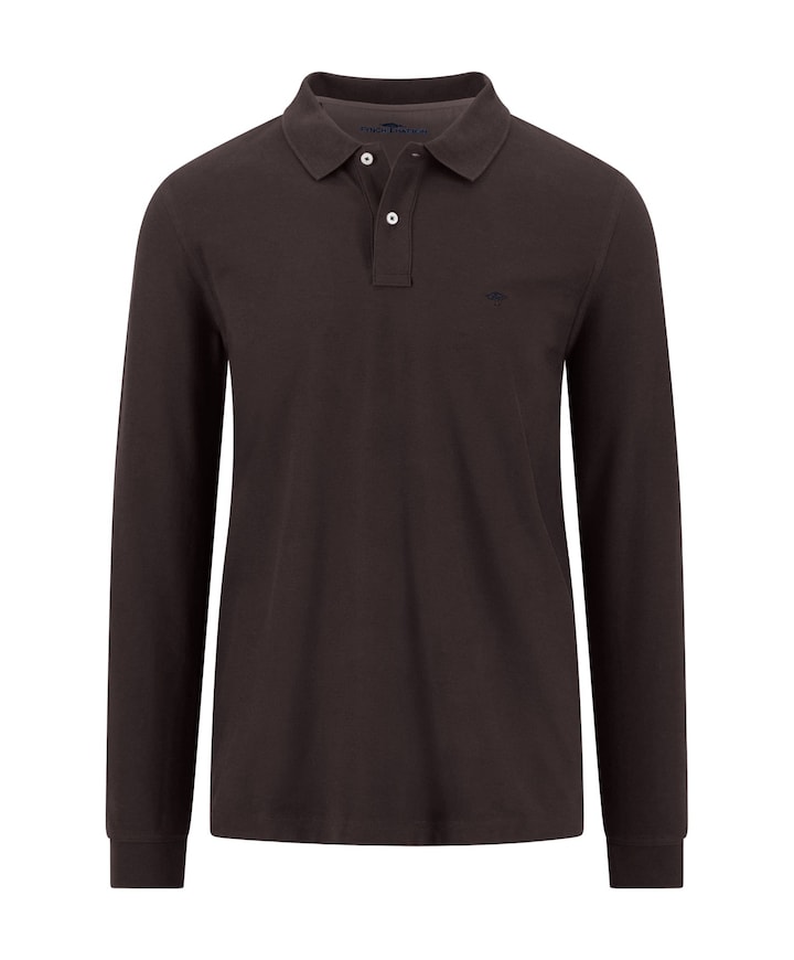 Heren polo bruin