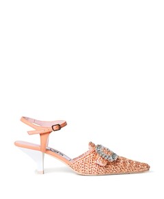 dames slingbacks oranje