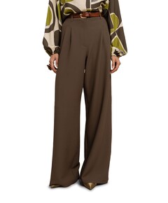 Skye waffle dames broek bruin