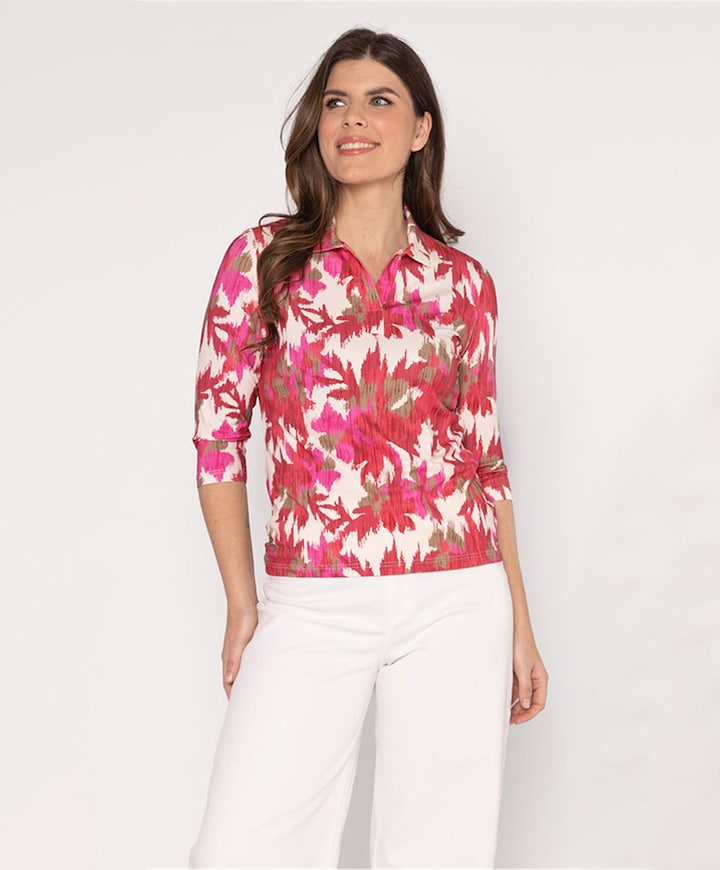 Dames polo roze