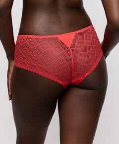 Dames short rood