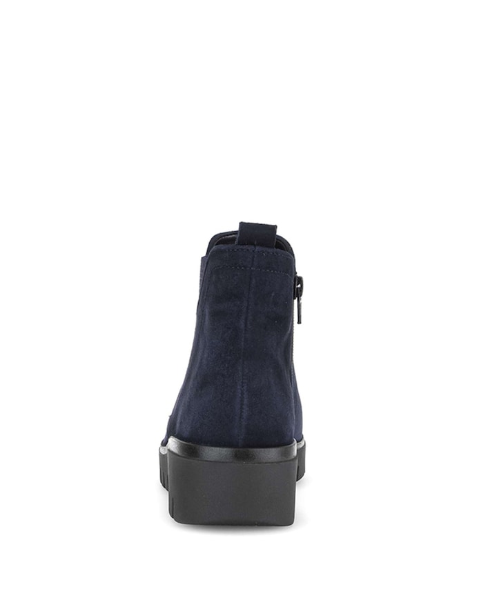 dames enkellaarzen blauw