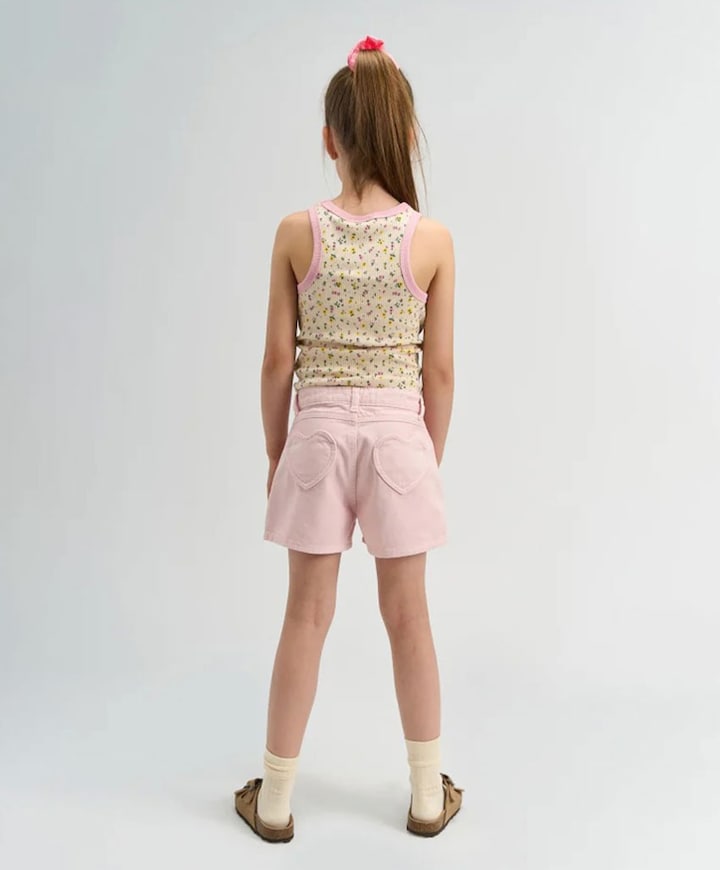 TNSamantha Denim meisjes korte broek roze