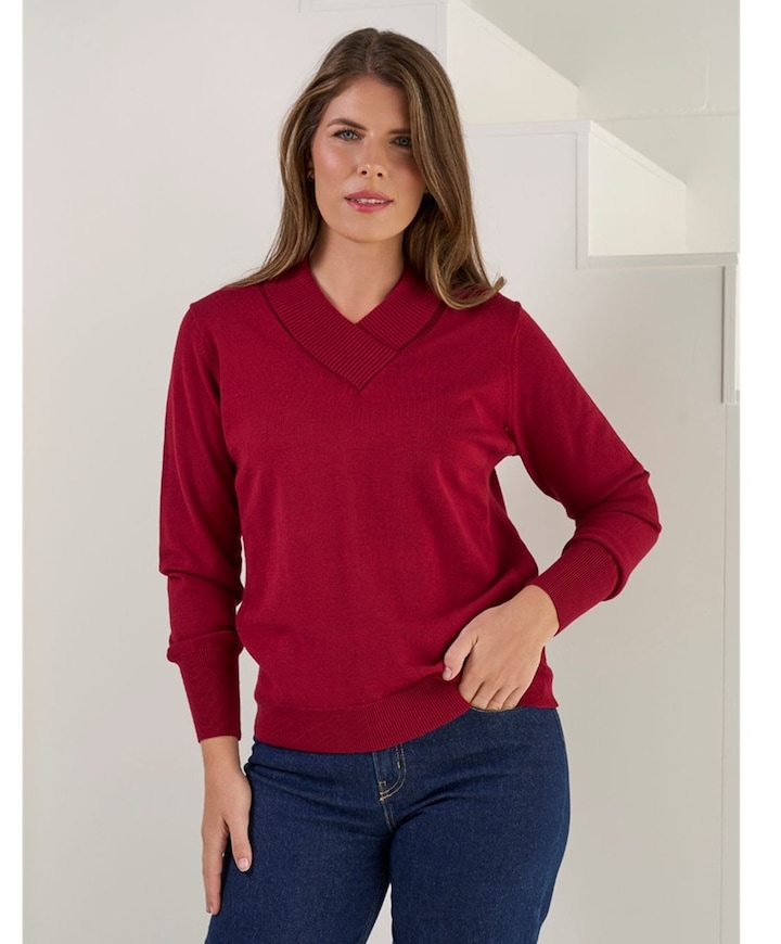 Dames trui rood