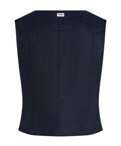 Dames gilet blauw