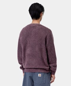 Heren sweater paars