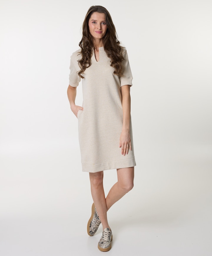 Dames jurk beige