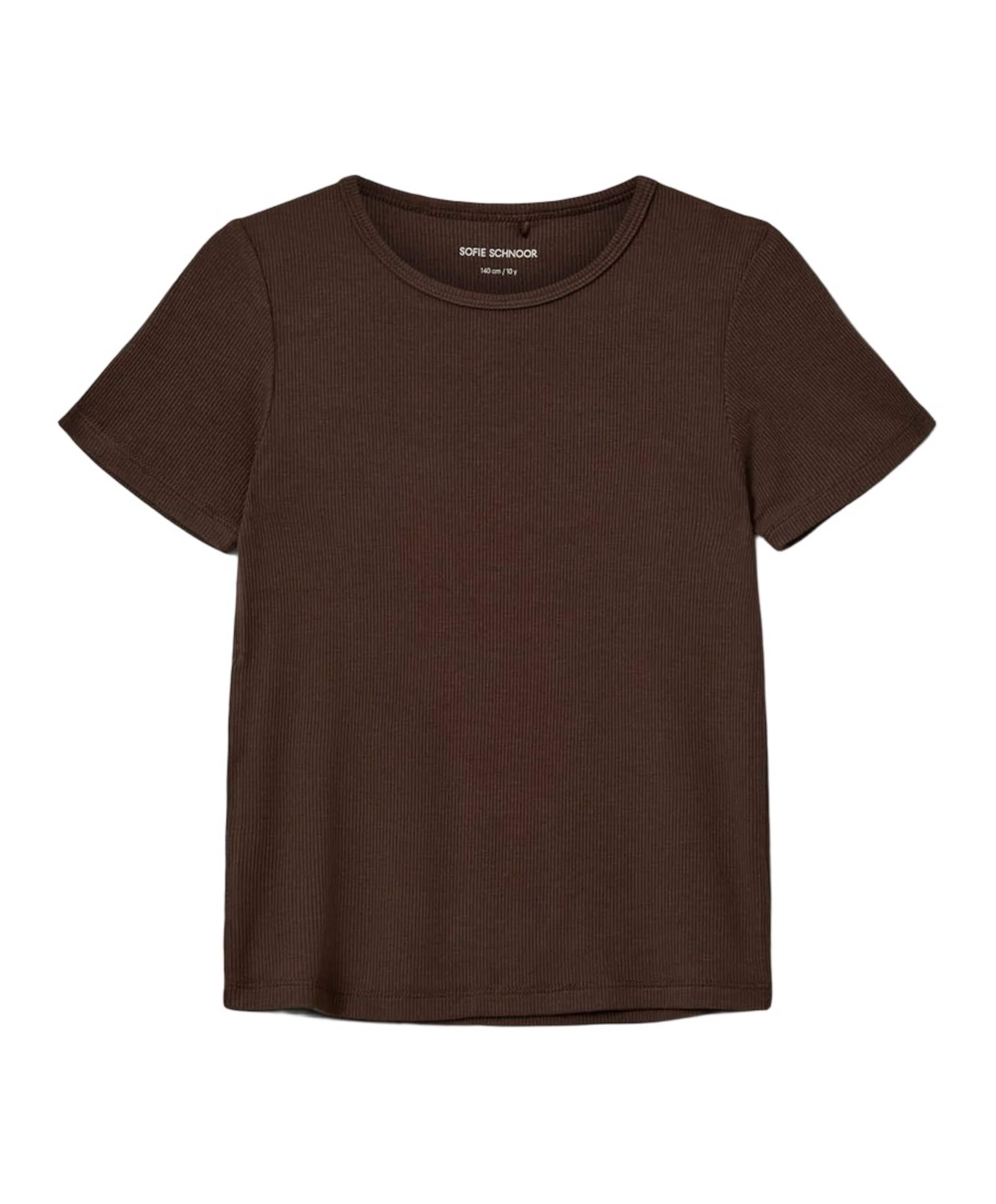 Meisjes T-shirt bruin