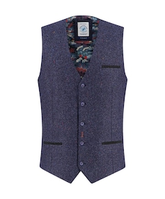 Heren gilet blauw