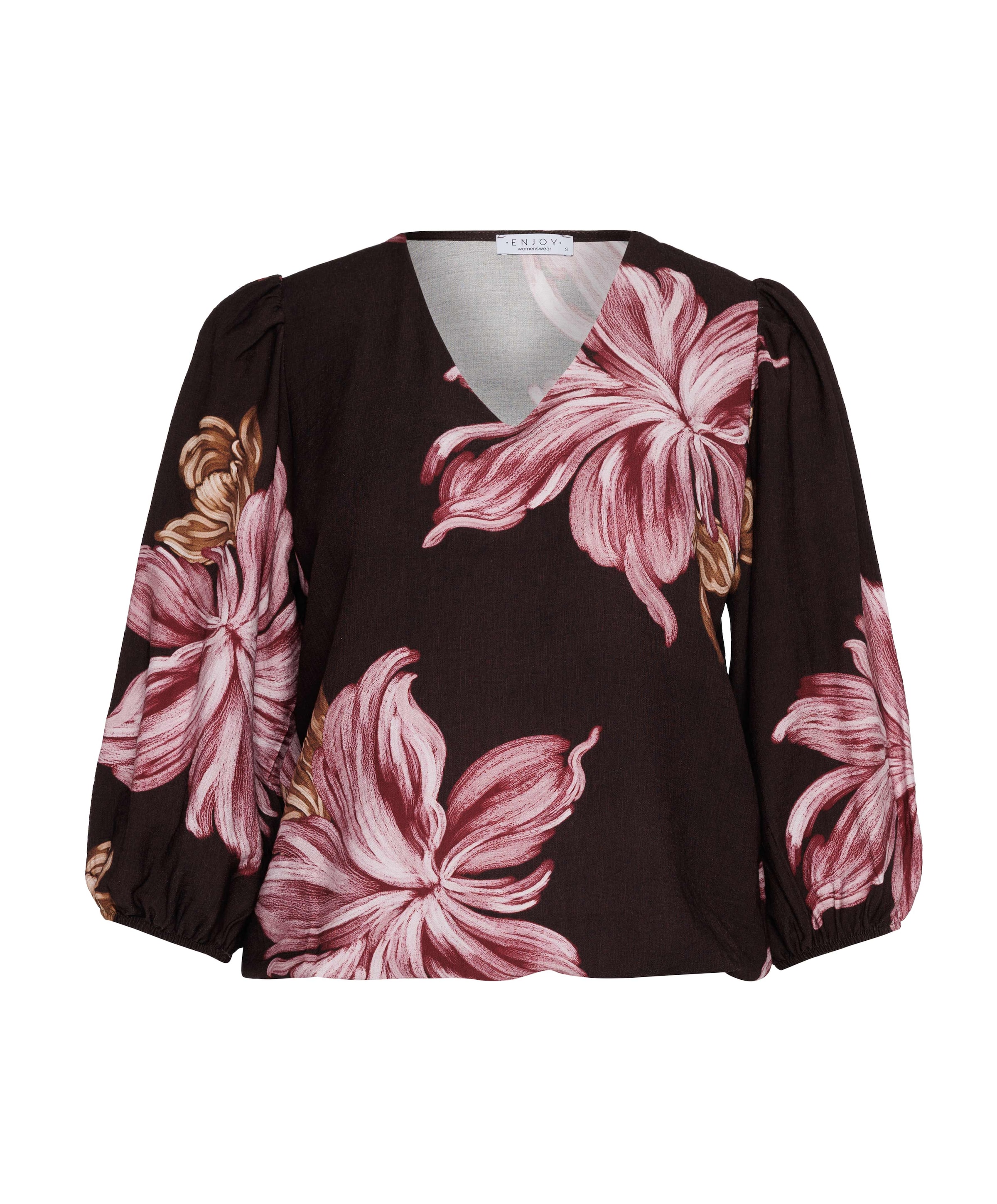 Dames blouse bruin