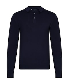 Heren polo blauw