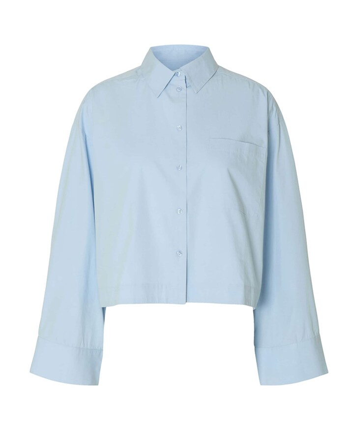 Blouse blauw