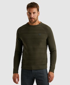 Heren sweater groen