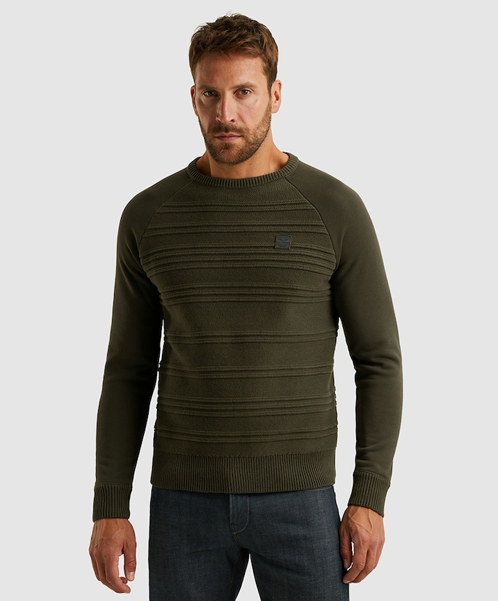 Heren sweater groen