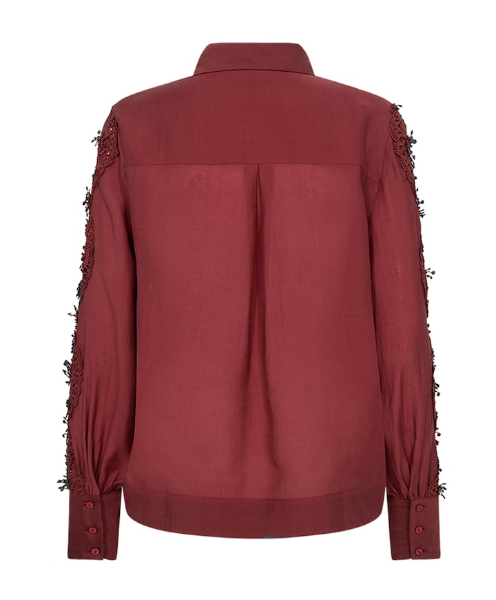 Blouse rood