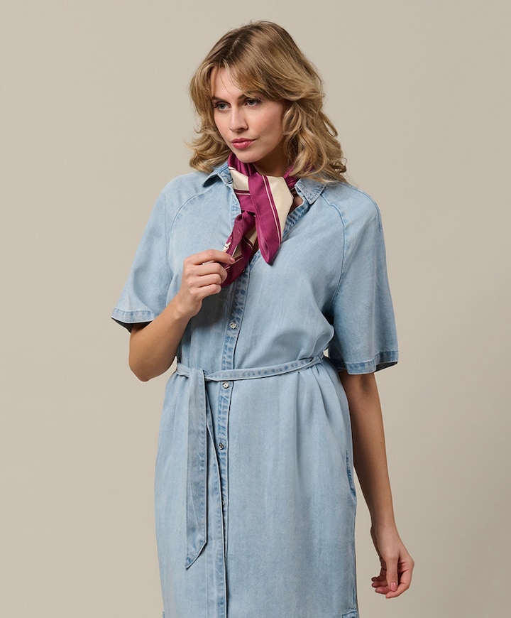Dames jurk blauw