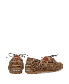 dames mocassins bruin