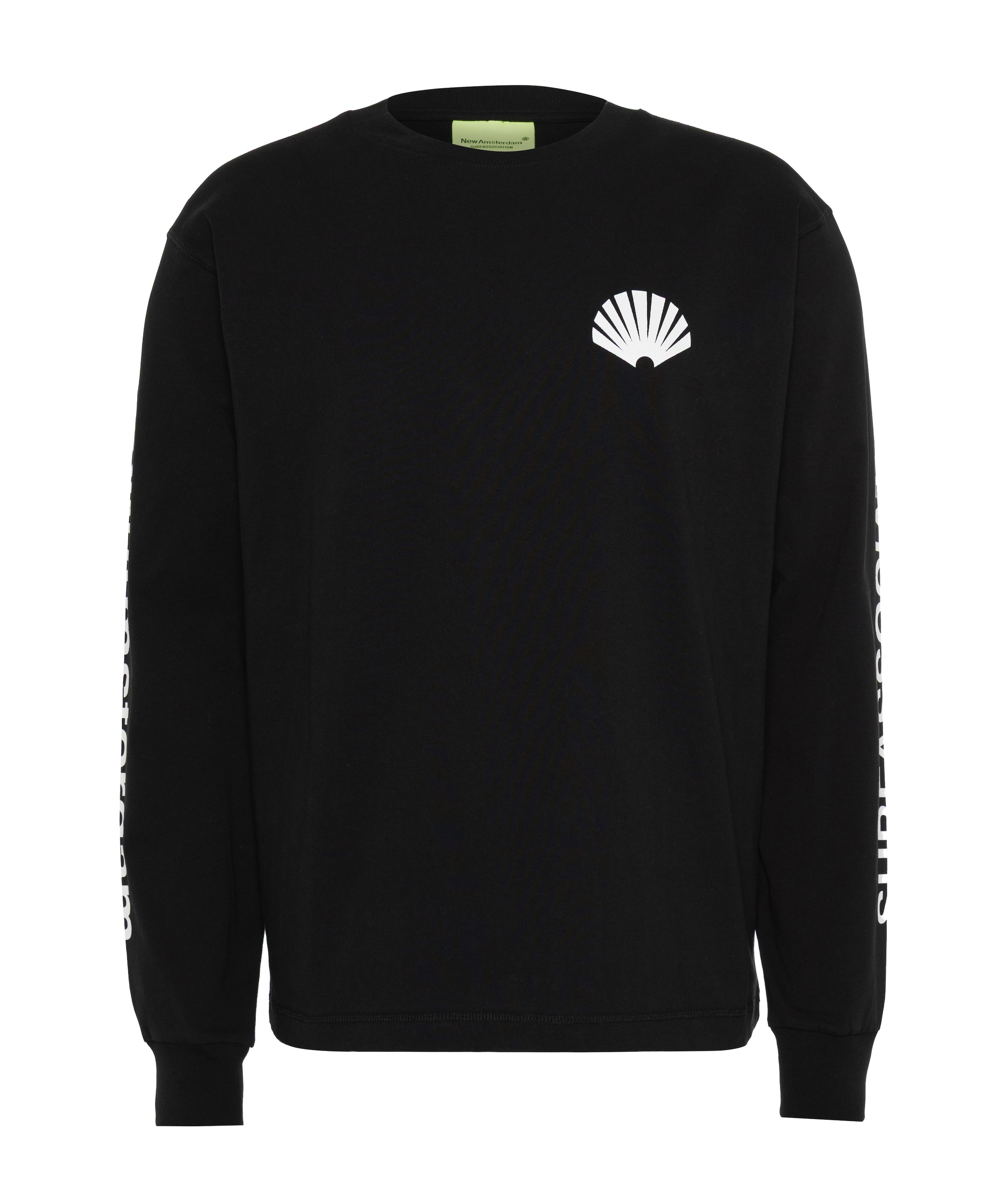 Heren longsleeve zwart