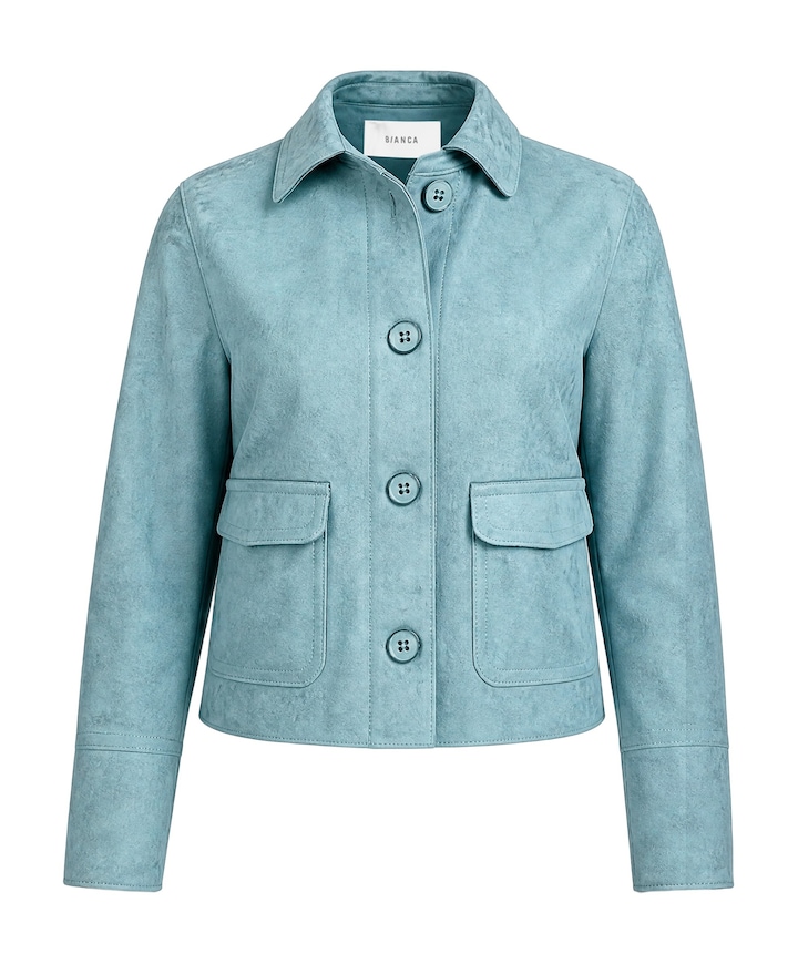 Dames jas blauw