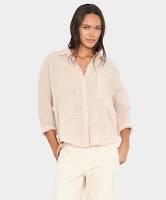 Dames blouse beige