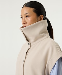 Dames gilet beige