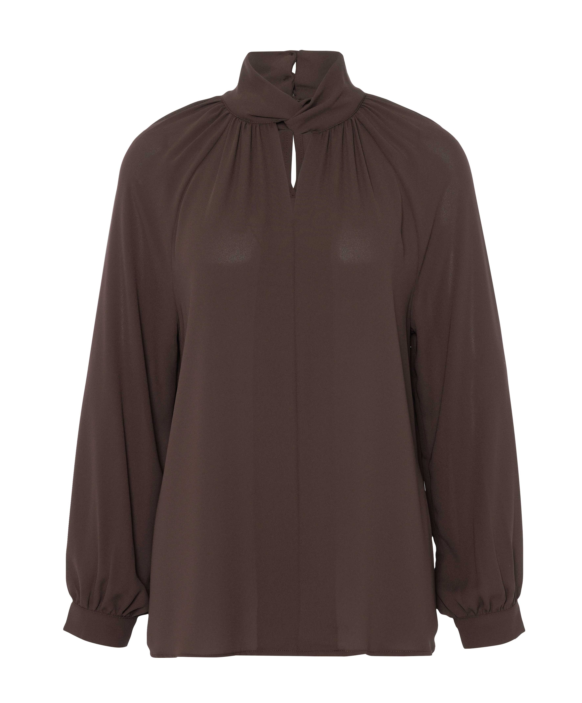 Dames blouse bruin