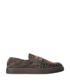 heren moccasins bruin
