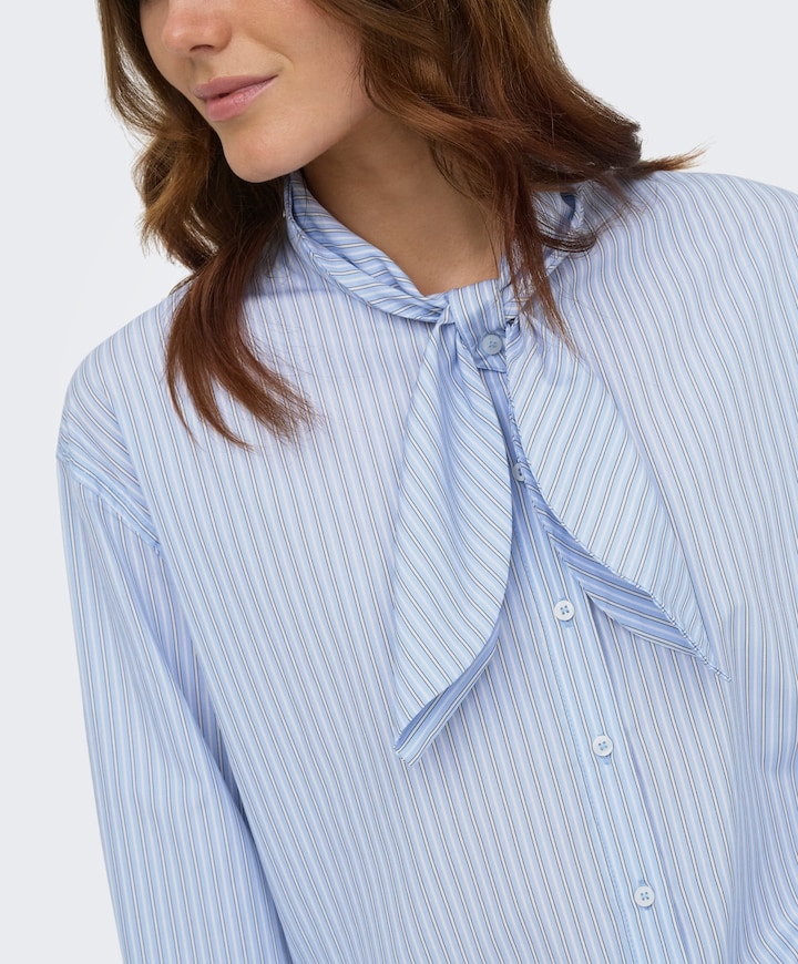 Dames blouse blauw