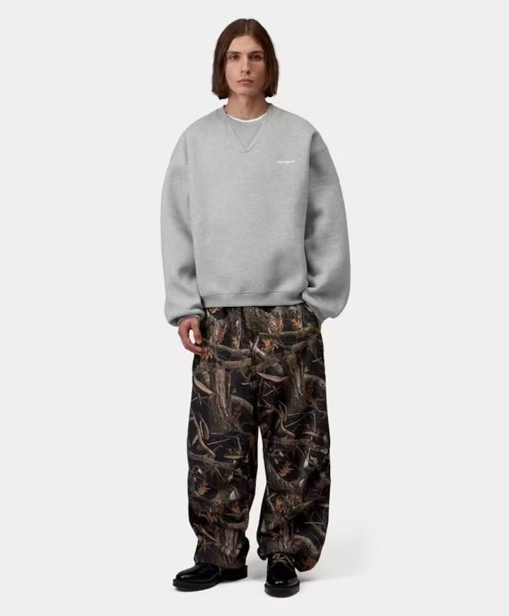 Heren sweater grijs