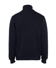 Heren trui met rits blauw