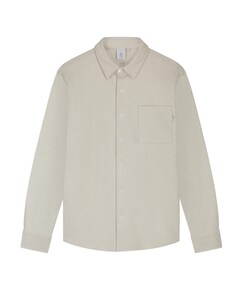 Overshirt lange mouw beige
