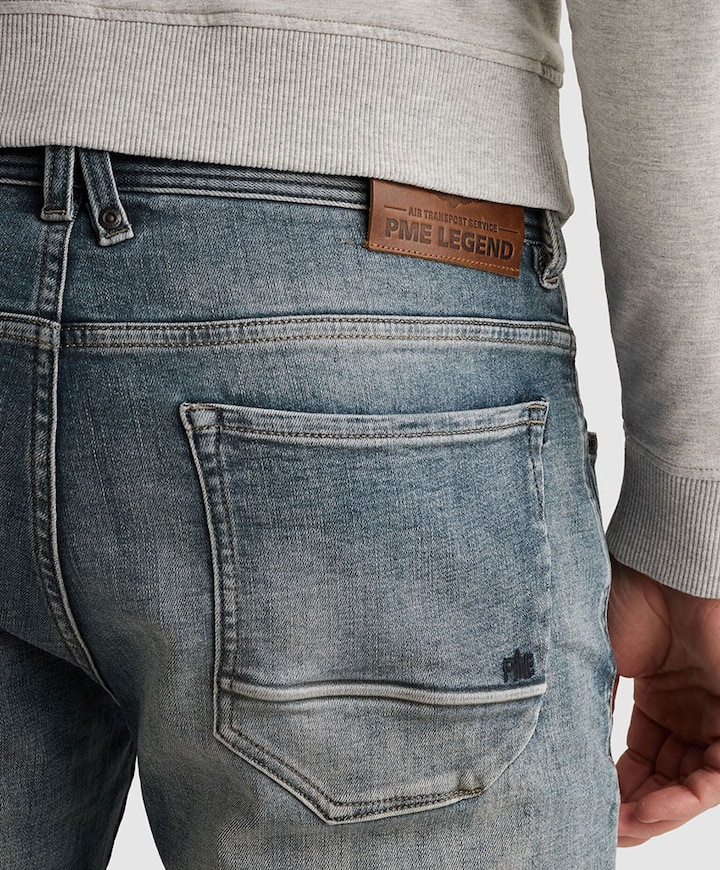 WINGLOAD CROSS HATCH BLUE heren jeans blauw