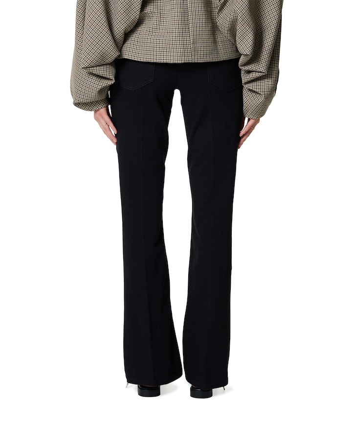Paris flared jeans zwart