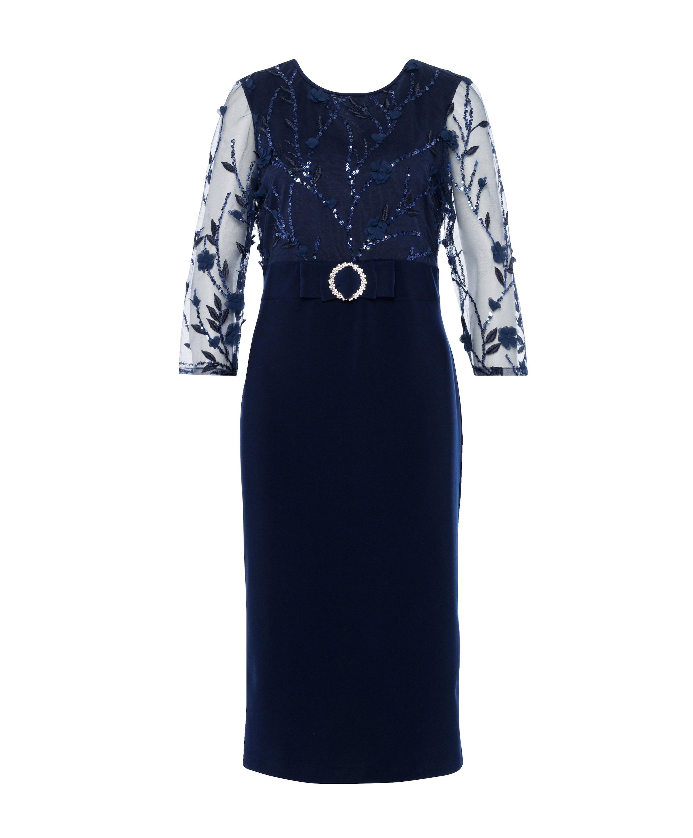 Dames jurk blauw
