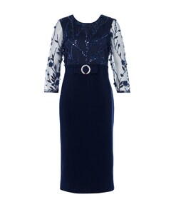 Dames jurk blauw