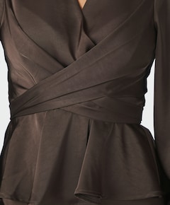 Dames blouse bruin